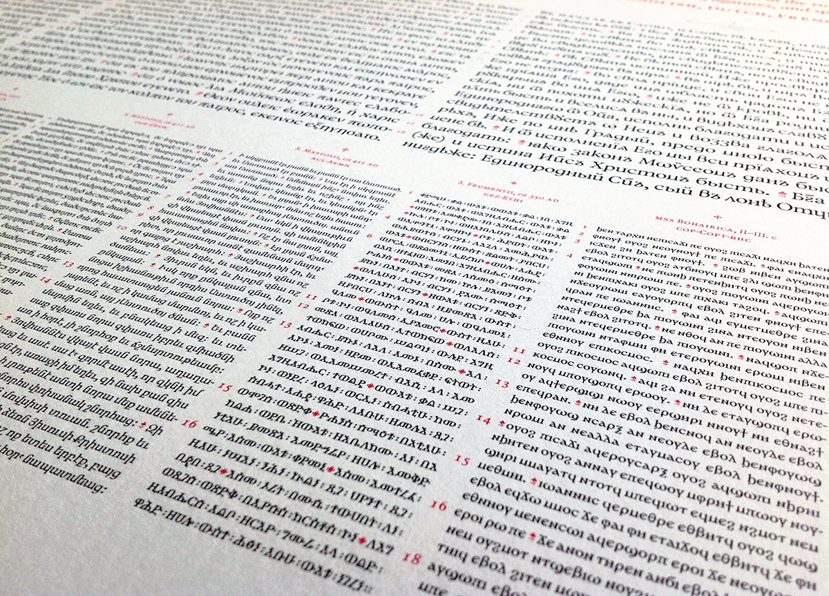 Dodecaglotta offset poster close-up